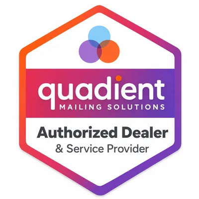 Quadient Authorized Dealer & Service Provider badge